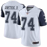 Nike Men & Women & Youth Cowboys 74 Dorance Armstrong Jr. White Color Rush Limited Jersey,baseball caps,new era cap wholesale,wholesale hats